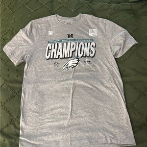 Fanatics Gray Philadelphia Eagles "Champions" Short Sleeve Tee